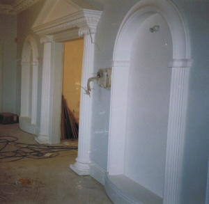 Door Pediment & Niches